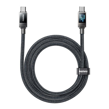 REMAX CB09 PD240W Type-C to Type-C Marquee Braided Fast Charging Data Cable, Length: 1.2m, Type-C to Type-C