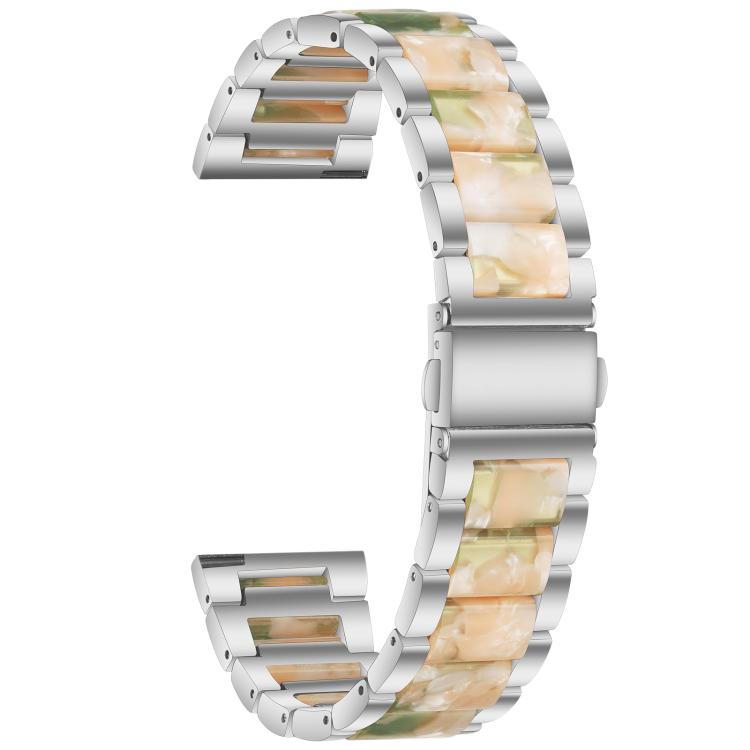 xDfind Three Beads Metal Resin Watch Band, 14mm, 18mm, 20mm, 22mm