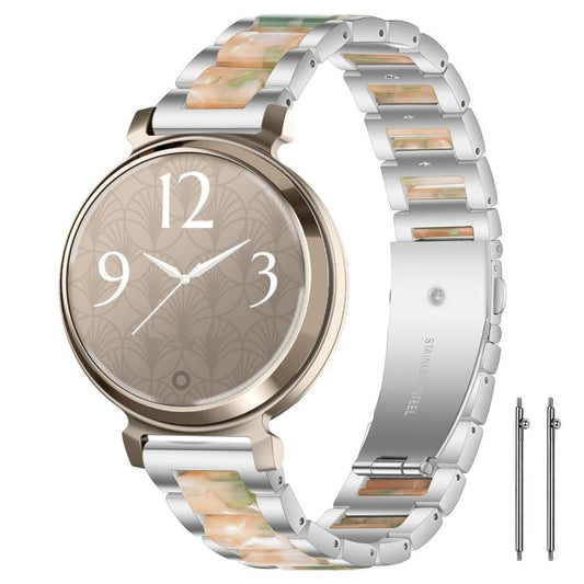 xDfind Three Beads Metal Resin Watch Band, 14mm, 20mm, 22mm, 18mm