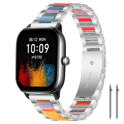xDfind Three Beads Metal Resin Watch Band, 14mm, 20mm, 22mm, 18mm