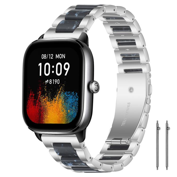 xDfind Three Beads Metal Resin Watch Band, 14mm, 20mm, 22mm, 18mm
