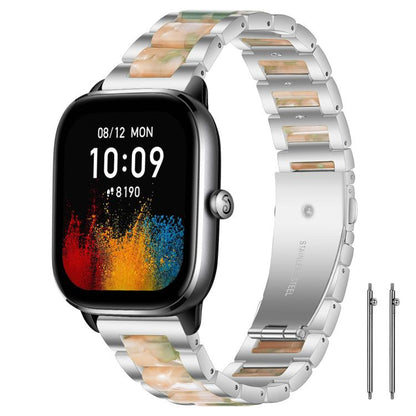 xDfind Three Beads Metal Resin Watch Band, 14mm, 18mm, 20mm, 22mm