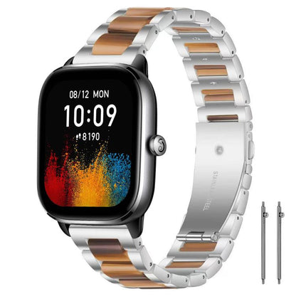 xDfind Three Beads Metal Resin Watch Band, 14mm, 20mm, 22mm, 18mm