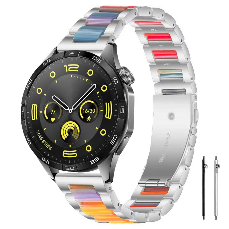 xDfind Three Beads Metal Resin Watch Band, 14mm, 18mm, 20mm, 22mm