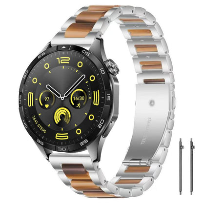 xDfind Three Beads Metal Resin Watch Band, 14mm, 18mm, 20mm, 22mm