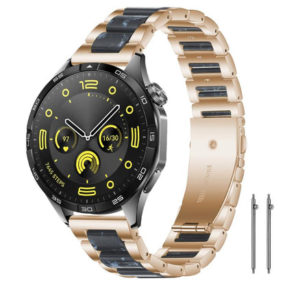 xDfind Three Beads Metal Resin Watch Band, 14mm, 18mm, 20mm, 22mm