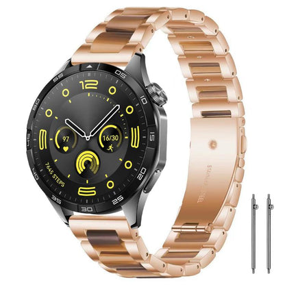xDfind Three Beads Metal Resin Watch Band, 14mm, 18mm, 20mm, 22mm