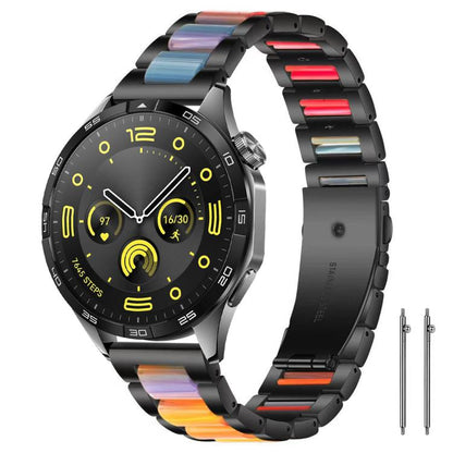 xDfind Three Beads Metal Resin Watch Band, 14mm, 18mm, 20mm, 22mm