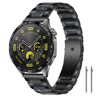 xDfind Three Beads Metal Resin Watch Band, 14mm, 18mm, 20mm, 22mm