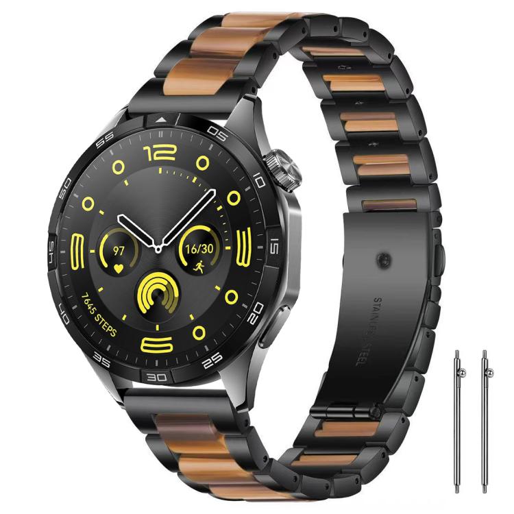 xDfind Three Beads Metal Resin Watch Band, 14mm, 18mm, 20mm, 22mm
