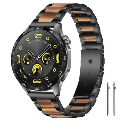 xDfind Three Beads Metal Resin Watch Band, 14mm, 18mm, 20mm, 22mm