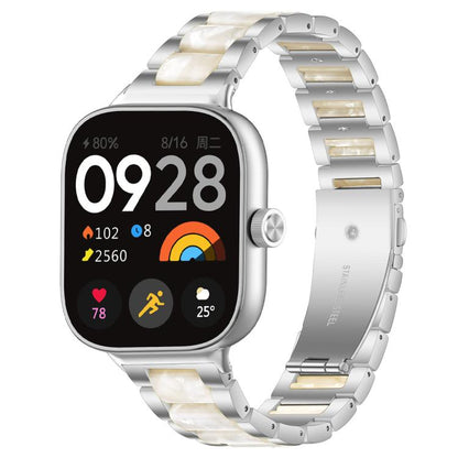 xDfind Three Beads Metal Resin Watch Band, For Xiaomi Smart Band 11 / 10 / 9 / 8, For Xiaomi Band 10 Pro/9 Pro/Redmi Watch6/5/4, For Redmi Watch 3