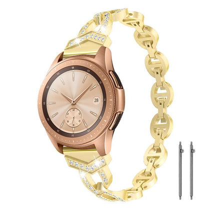 xDfind Diamond Stainless Steel Watch Band, 20mm, 22mm