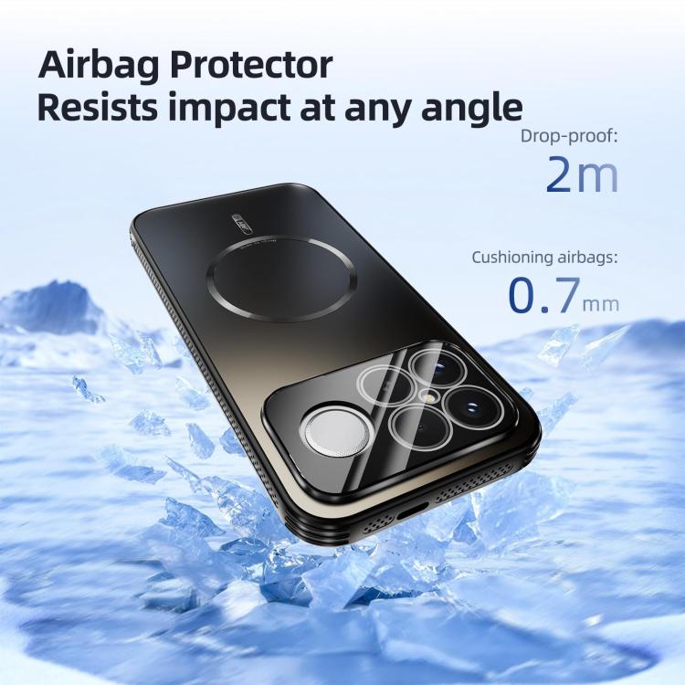 ABEEL Heat Dissipation Frosted MagSafe Phone Case with Lens Film, For Redmi K90 Pro Max, For Redmi K90/Poco F8 Pro, For Redmi K80 Pro 5G, For Redmi K80