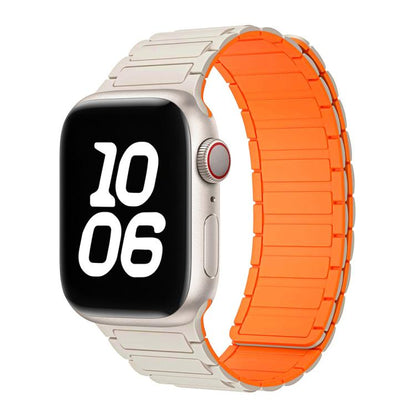 xDfind I-shaped Magnetic Silicone Watch Band, For Apple Watch 42 / 44 / 45 / 46 / 49mm, For Apple Watch 38 / 40 / 41 / S10 42mm