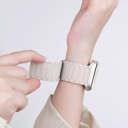 xDfind I-shaped Magnetic Silicone Watch Band, For Apple Watch 42 / 44 / 45 / 46 / 49mm, For Apple Watch 38 / 40 / 41 / S10 42mm