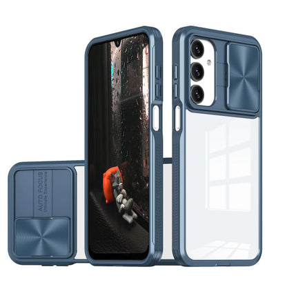 Clear Acrylic + PC + TPU Lens Sliding Cover Full Coverage Phone Case, For Samsung Galaxy A56 5G / A36 5G, For Samsung Galaxy A26 5G, For Samsung Galaxy A16 5G