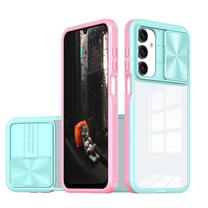 Clear Acrylic + PC + TPU Lens Sliding Cover Full Coverage Phone Case, For Samsung Galaxy A56 5G / A36 5G, For Samsung Galaxy A26 5G, For Samsung Galaxy A16 5G