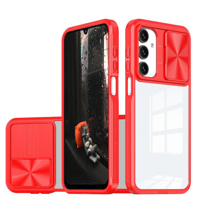 Clear Acrylic + PC + TPU Lens Sliding Cover Full Coverage Phone Case, For Samsung Galaxy A56 5G / A36 5G, For Samsung Galaxy A26 5G, For Samsung Galaxy A16 5G