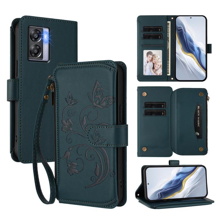 Butterfly Love Flower Multi-card Zipper Wallet Leather Phone Case, For Realme 10 Pro 5G, For Realme 10 Pro+ 5G, For Realme 10 4G Global, For Realme C30 4G / C30s / Narzo 50i, For Realme GT Neo 3T, For Realme 9 Pro+ 5G / Narzo 50 Pro 5G                 ...