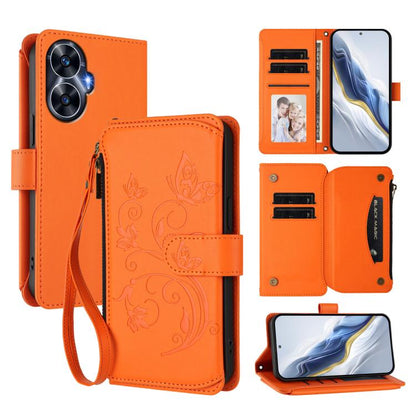 Butterfly Love Flower Multi-card Zipper Wallet Leather Phone Case, For Realme C67 4G / 12 Lite 4G Global, For Realme 12 Pro / 12 Pro+ / P1 Pro 5G, For Realme C53 / C51 4G Global, For Realme 11 5G Global / C67 5G India, For Realme 11 4G Global          ...