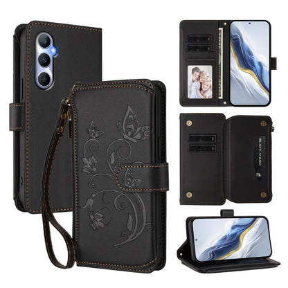 Butterfly Love Flower Multi-card Zipper Wallet Leather Phone Case, For Realme C67 4G / 12 Lite 4G Global, For Realme 12 Pro / 12 Pro+ / P1 Pro 5G, For Realme C53 / C51 4G Global, For Realme 11 5G Global / C67 5G India, For Realme 11 4G Global          ...