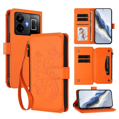 Butterfly Love Flower Multi-card Zipper Wallet Leather Phone Case, For Realme C67 4G / 12 Lite 4G Global, For Realme 12 Pro / 12 Pro+ / P1 Pro 5G, For Realme C53 / C51 4G Global, For Realme 11 5G Global / C67 5G India, For Realme 11 4G Global          ...