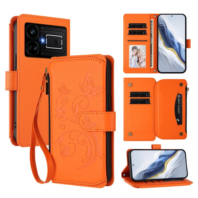 Butterfly Love Flower Multi-card Zipper Wallet Leather Phone Case, For Realme C67 4G / 12 Lite 4G Global, For Realme 12 Pro / 12 Pro+ / P1 Pro 5G, For Realme C53 / C51 4G Global, For Realme 11 5G Global / C67 5G India, For Realme 11 4G Global          ...