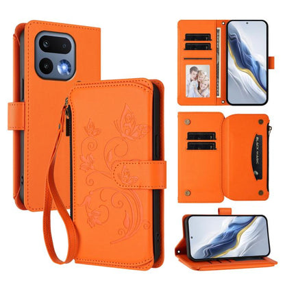 Butterfly Love Flower Multi-card Zipper Wallet Leather Phone Case, For Realme P4x 5G / OnePlus Nord CE6 Lite, For Realme 16T 5G Global, For Realme C100 / C85 5G Global / 15X 5G, For Realme P4 Power 4G, For Realme Note 80 4G Global, For Realme 16 5G Glo...