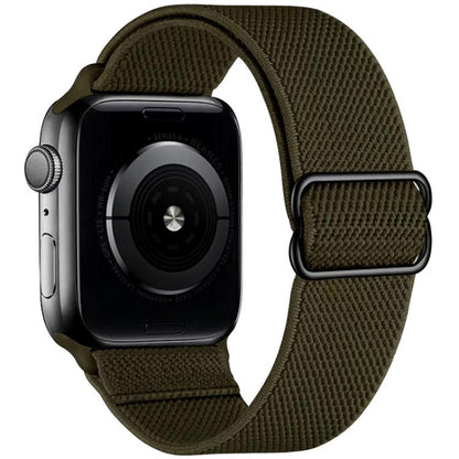 xDfind Adjustable Slide Buckle Elastic Nylon Watch Band, For Apple Watch 42 / 44 / 45 / 46 / 49mm, For Apple Watch 38 / 40 / 41 / S10 42mm