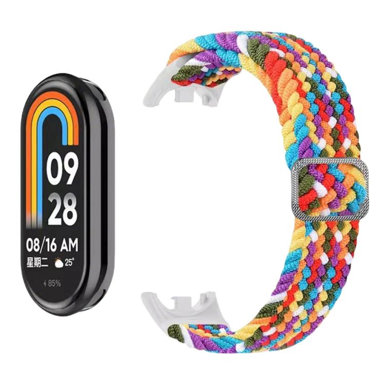 xDfind Adjustable Elastic Nylon Braided Watch Band, For Xiaomi Smart Band 11 / 10 / 9 / 8
