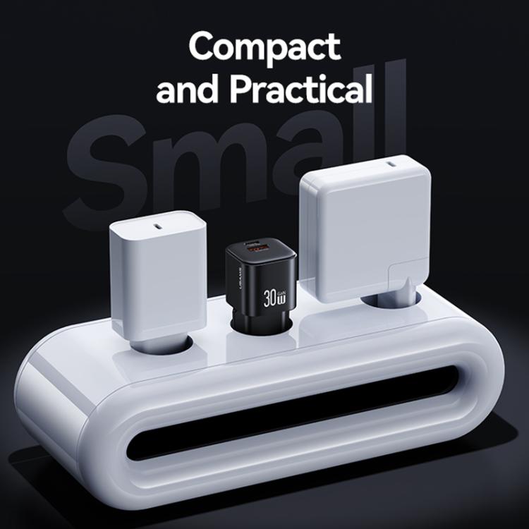 USAMS CC263 30W GaN USB-C / Type-C, USB Dual-port Mini Fast Charger, CC263