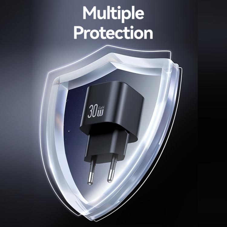 USAMS CC263 30W GaN USB-C / Type-C, USB Dual-port Mini Fast Charger, CC263