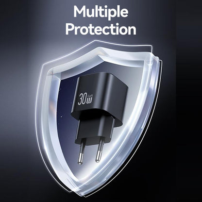 USAMS CC263 30W GaN USB-C / Type-C, USB Dual-port Mini Fast Charger, CC263