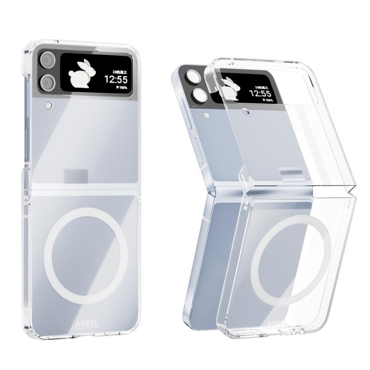 ABEEL Transparent MagSafe Magnetic Scratch-resistant PC Phone Case, For Galaxy Z Fold8 5G, For Galaxy Z Fold8 Ultra 5G, For Galaxy Z Flip8 5G, For Samsung Galaxy Z Flip7 FE / Flip6, For Samsung Galaxy Z Fold7 5G, For Samsung Galaxy Z Flip7 5G          ...