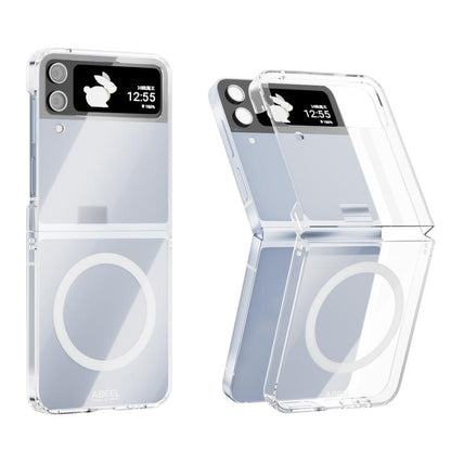 ABEEL Transparent MagSafe Magnetic Scratch-resistant PC Phone Case, For Galaxy Z Fold8 5G, For Galaxy Z Fold8 Ultra 5G, For Galaxy Z Flip8 5G, For Samsung Galaxy Z Flip7 FE / Flip6, For Samsung Galaxy Z Fold7 5G, For Samsung Galaxy Z Flip7 5G          ...