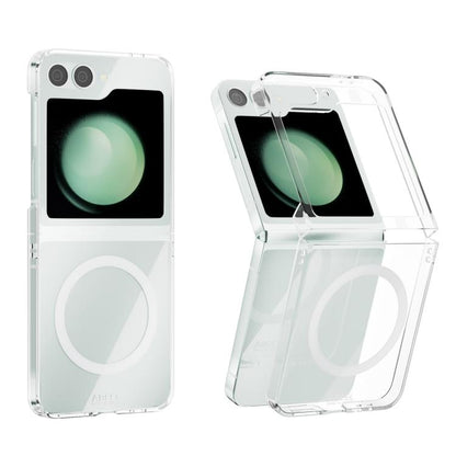 ABEEL Transparent MagSafe Magnetic Scratch-resistant PC Phone Case, For Galaxy Z Fold8 5G, For Galaxy Z Fold8 Ultra 5G, For Galaxy Z Flip8 5G, For Samsung Galaxy Z Flip7 FE / Flip6, For Samsung Galaxy Z Fold7 5G, For Samsung Galaxy Z Flip7 5G          ...