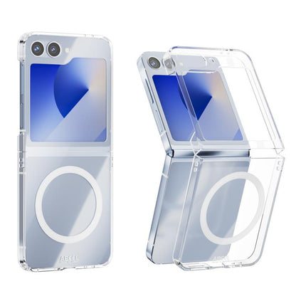 ABEEL Transparent MagSafe Magnetic Scratch-resistant PC Phone Case, For Galaxy Z Fold8 5G, For Galaxy Z Fold8 Ultra 5G, For Galaxy Z Flip8 5G, For Samsung Galaxy Z Flip7 FE / Flip6, For Samsung Galaxy Z Fold7 5G, For Samsung Galaxy Z Flip7 5G          ...