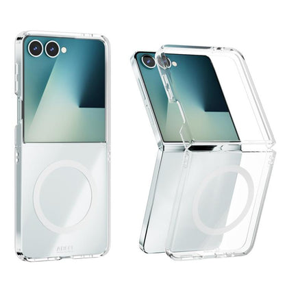 ABEEL Transparent MagSafe Magnetic Scratch-resistant PC Phone Case, For Galaxy Z Fold8 5G, For Galaxy Z Fold8 Ultra 5G, For Galaxy Z Flip8 5G, For Samsung Galaxy Z Flip7 FE / Flip6, For Samsung Galaxy Z Fold7 5G, For Samsung Galaxy Z Flip7 5G          ...