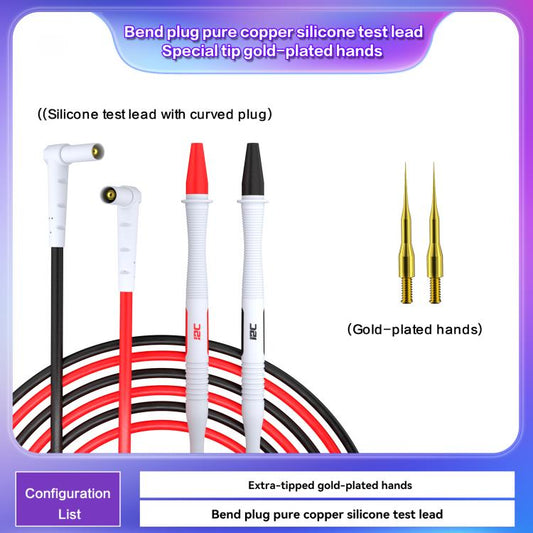 i2C Pure Copper Silicone Probe Detection Pen, Bend Plug, Bend Plug Without Stainless Steel Needle, Straight Plug Without Stainless Steel Needle, Straight Plug