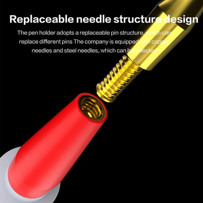 i2C Pure Copper Silicone Probe Detection Pen, Bend Plug, Bend Plug Without Stainless Steel Needle, Straight Plug Without Stainless Steel Needle, Straight Plug