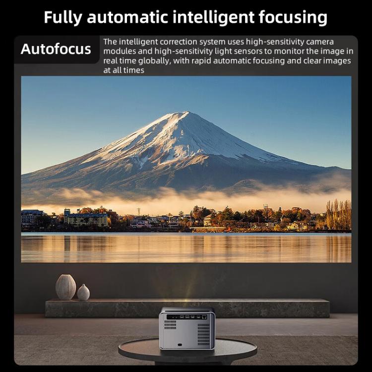 Cheerlux C58A1 Android Version 1920x1080P 650ANSI Smart Projector, with Front Display, US Plug, UK Plug, AU Plug, EU Plug