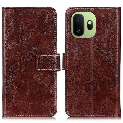 Retro Crazy Horse Texture Leather Phone Case, For OnePlus Nord CE6 Lite 5G Global, For OnePlus Ace 6 Ultra, For OnePlus 15T, For OnePlus Turbo 6 / 6V, For OnePlus 15R 5G/Ace 6/Ace 6T 5G, For OnePlus 15, For OnePlus Nord 5 / Ace 5 Ultra                 ...