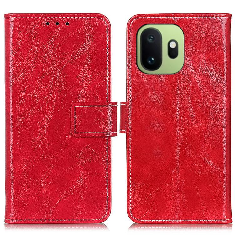 Retro Crazy Horse Texture Leather Phone Case, For OnePlus Nord CE6 Lite 5G Global, For OnePlus Ace 6 Ultra, For OnePlus 15T, For OnePlus Turbo 6 / 6V, For OnePlus 15R 5G/Ace 6/Ace 6T 5G, For OnePlus 15, For OnePlus Nord 5 / Ace 5 Ultra                 ...