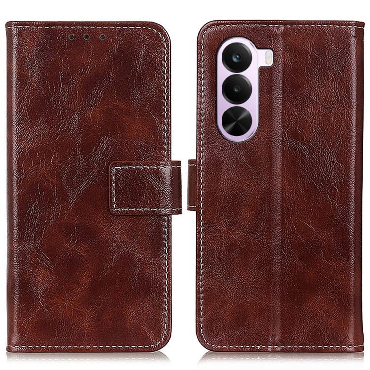 Retro Crazy Horse Texture Leather Phone Case, For OnePlus Nord CE6 Lite 5G Global, For OnePlus Ace 6 Ultra, For OnePlus 15T, For OnePlus Turbo 6 / 6V, For OnePlus 15R 5G/Ace 6/Ace 6T 5G, For OnePlus 15, For OnePlus Nord 5 / Ace 5 Ultra                 ...