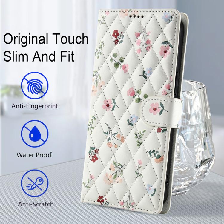 Flower Pattern Buckle Leather Phone Case with Lanyard, For Honor X6c 4G / X5b / X5b Plus, For Honor 400 Pro Global 160.8mm, For Honor 400 Lite Global, For Honor 400 Global 156.5mm, For Honor X9c / Magic7 Lite