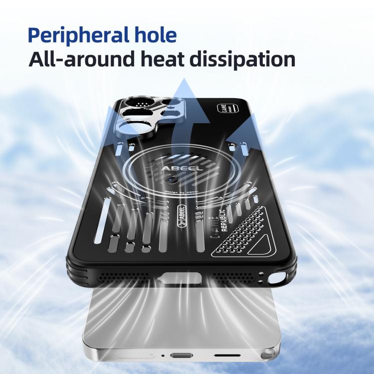 ABEEL Ice Fox Series Magsafe Heat Sink Cooling Phone Case, For Samsung Galaxy S26+ 5G, For Samsung Galaxy S26 Ultra 5G, For Samsung Galaxy S26 5G, For Samsung Galaxy S25 Edge 5G, For Samsung Galaxy S25 5G, For Samsung Galaxy S25+ 5G                    ...