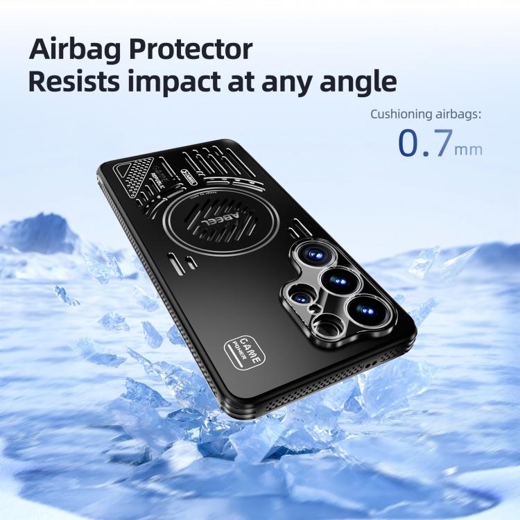 ABEEL Ice Fox Series Magsafe Heat Sink Cooling Phone Case, For Samsung Galaxy S26+ 5G, For Samsung Galaxy S26 Ultra 5G, For Samsung Galaxy S26 5G, For Samsung Galaxy S25 Edge 5G, For Samsung Galaxy S25 5G, For Samsung Galaxy S25+ 5G                    ...