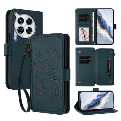 Butterfly Love Flower Multi-card Zipper Wallet Leather Phone Case, For Tecno Spark 30 Pro 4G, For Tecno Spark 30 5G / Pova 6 Neo 5G, For Tecno Spark 30 4G, For Tecno Spark GO 5G 2025 / Hot 60i 4G, For Tecno Spark 30C 4G, For Tecno Spark 20 Pro 5G      ...