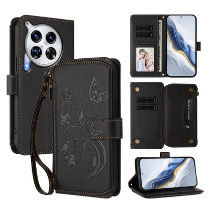 Butterfly Love Flower Multi-card Zipper Wallet Leather Phone Case, For Tecno Spark 30 Pro 4G, For Tecno Spark 30 5G / Pova 6 Neo 5G, For Tecno Spark 30 4G, For Tecno Spark GO 5G 2025 / Hot 60i 4G, For Tecno Spark 30C 4G, For Tecno Spark 20 Pro 5G      ...